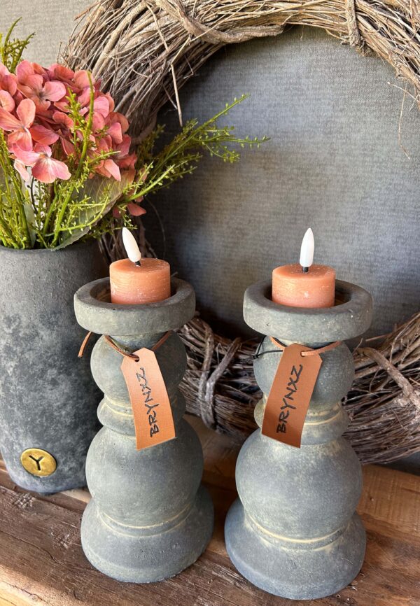 Candleholder basic Majestic Vinatage Ø10x17 - Afbeelding 2