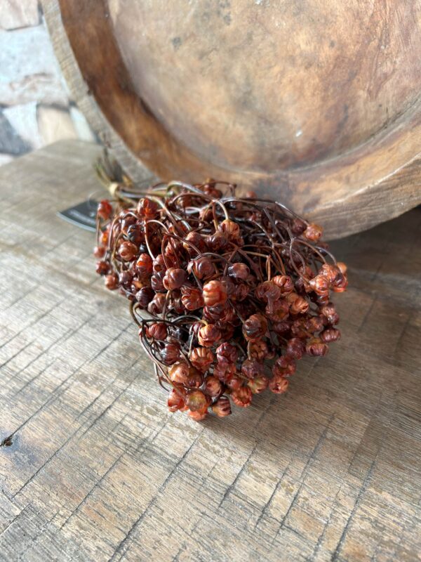 Kunstbundel Ilex Serrata bruin - Afbeelding 3