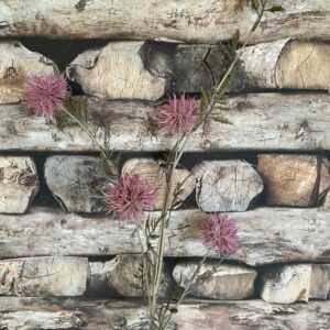 Bohemian Flower Spray Mauve 83 cm