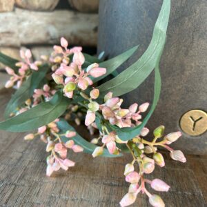 Eucalyptus Buds Light Pink 78 cm
