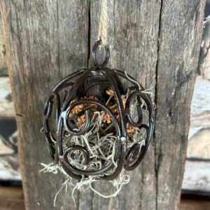 Decoratieve ijzeren gevlochten bal Ø9cm