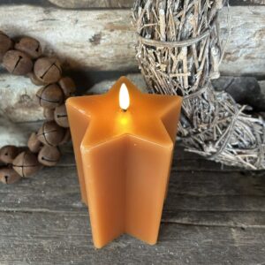 Ster Kaars LED Amber Large
