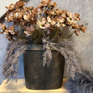 Planter Oval Edge Luxury Majestic Brown