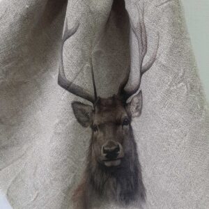 Gekleurde Shabby doek Rendier