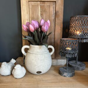 Kunst tulpen roze 30cm