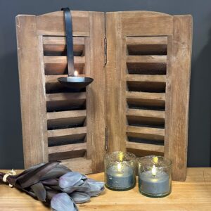 Louvre luik dubbel gebogen