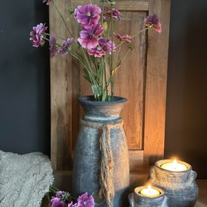 Jar with Rope Ancient Clay Ø13xH25