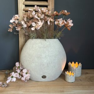 Planter Oval Moon Majestic Taupe 34x20x30