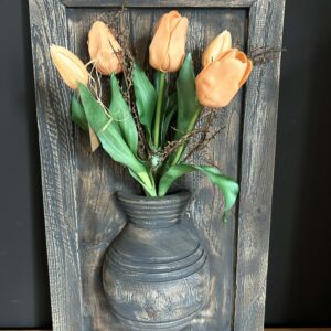 Tulpen boeket zalm