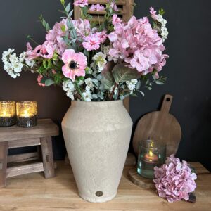 Vase Conical Majestic Taupe Ø29xH41