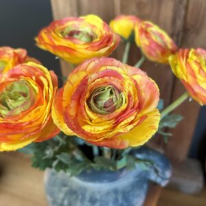 Ranunculus Spring Yellow/Orange 42cm