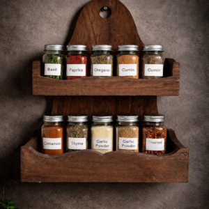 Houten kruidenrek
