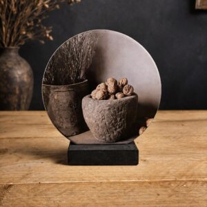 Glasplaat met houder landelijk